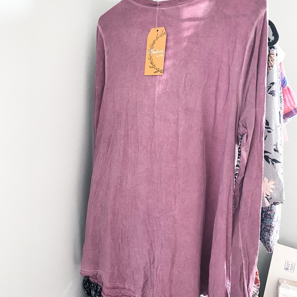 Andree mauve shirt tie down - Picture 3 of 4